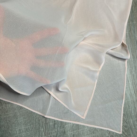 WYNNE LAYERS Semi Sheer Blush Pink Sleeveless Flowy Tank Top Blouse Women’s - Picture 6 of 9